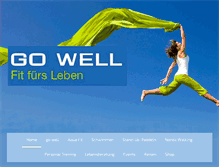 Tablet Screenshot of go-well.ch